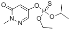 Phosphorothioic acid, O-(1,6-dihydro-1-methyl-6-oxo-4-pyridazinyl) O-e thyl O-(1-methylethyl) ester Structure