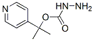 Hydrazinecarboxylic acid, 1-methyl-1-(4-pyridinyl)ethyl ester (9CI) Structure