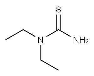 N,N-二乙基-硫脲 结构式