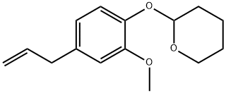 2H-Pyran, tetrahydro-2-2-methoxy-4-(2-propenyl)phenoxy- Structure