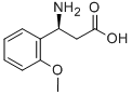 (S)-3-Amino-3-(2-methoxy-phenyl)-propionic acid Struktur