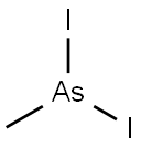メチルジヨードアルシン 化学構造式