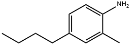 2-甲基-4-正丁基苯胺,72072-16-3,结构式