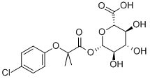 氯仿酸酰基-Β-D-葡糖苷酸, 72072-47-0, 结构式