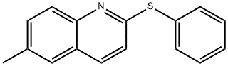 6-Methyl-2-(phenylthio)quinoline Structure
