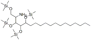 1,3,4,5-テトラキス(トリメチルシリルオキシ)オクタデカン-2-アミン 化学構造式
