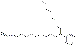 Formic acid 10-phenyloctadecyl ester Structure