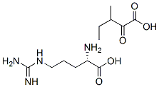 L-arginine mono(3-methyl-2-oxovalerate) Structure