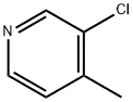 3-CHLORO-4-METHYLPYRIDINE Struktur