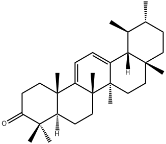 Urs-9(11),12-dien-3-one Struktur
