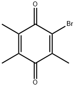2-ブロモ-3,5,6-トリメチル-p-ベンゾキノン 化学構造式