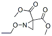 2,2-Aziridinedicarboxylicacid,1-ethoxy-,dimethylester(9CI) 化学構造式