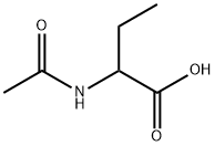 N-アセチル-DL-2-アミノ酪酸 化学構造式