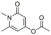 Acetic acid 1,2-dihydro-1,6-dimethyl-2-oxopyridin-4-yl ester Struktur