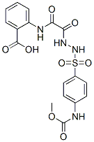 2-[[[[4-(methoxycarbonylamino)phenyl]sulfonylamino]carbamoylformyl]ami no]benzoic acid|