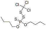 [(トリクロロメチル)ジチオ]チオホスホン酸O,O-ジブチル 化学構造式