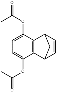 5,8-ジアセトキシ-1,4-メタノ-1,4-ジヒドロナフタレン 化学構造式