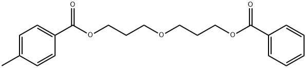 4-メチル安息香酸3-[3-(ベンゾイルオキシ)プロポキシ]プロピル 化学構造式
