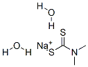 ジメチルジチオカルバミン酸ナトリウム二水和物標準品 化学構造式