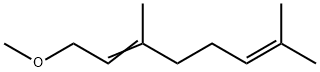 1-Methoxy-3,7-dimethyl-2,6-octadiene Structure