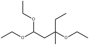 1,1,3-Triethoxy-3-methylpentane Struktur