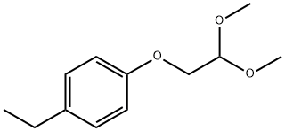 1-(2,2-Dimethoxyethoxy)-4-ethylbenzene,72152-82-0,结构式