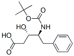 (3S,4S)-4-T-BUTYLOXYCARBONYLAMINO-3-HYDROXY-5-PHENYL-PENTANOIC ACID,72155-46-5,结构式