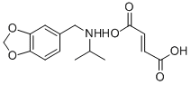 1,3-Benzodioxole-5-methanamine, N-(1-methylethyl)-, (E)-2-butenedioate  (salt) (1:1) Structure