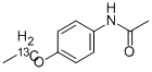 乙酰对氨苯乙醚乙氧基-1-13C,72156-72-0,结构式