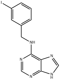N-(3-碘苯)-9H-嘌呤-6-胺,72158-53-3,结构式