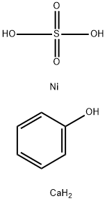 硫酸镍、硫化苯酚钙的反应产物, 72162-32-4, 结构式