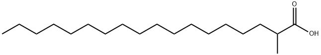 2-メチルオクタデカン酸 化学構造式