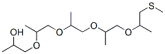 4,7,10,13-Tetramethyl-5,8,11,14-tetraoxa-2-thiaheptadecan-16-ol Structure