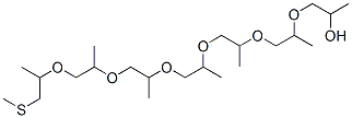 72187-32-7 4,7,10,13,16,19-Hexamethyl-5,8,11,14,17,20-hexaoxa-2-thiatricosan-22-ol