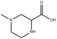 4-メチルピペラジン-2-カルボン酸 化学構造式