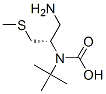 Carbamic acid, [(1S)-1-(aminomethyl)-2-(methylthio)ethyl]-, 1,1-dimethylethyl Structure