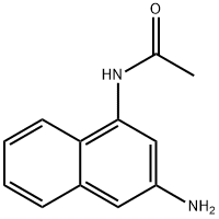 1-乙酰氨基-3-氨基萘 结构式