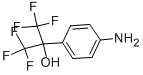 2-(4-アミノフェニル)-1,1,1,3,3,3-ヘキサフルオロ-2-プロパノール 化学構造式