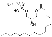(2R)-2-羟基-3-膦酰氧基丙基]十六酸酯, 7220-34-0, 结构式