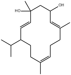 12-Isopropyl-1,5,9-trimethyl-4,8,13-cyclotetradecatriene-1,3-diol Structure