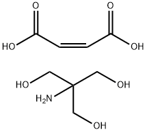 トリス(ヒドロキシメチル)アミノメタンマレイン酸塩 化学構造式