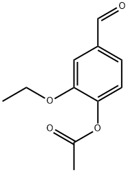 2-ETHOXY-4-FORMYL-PHENYL ACETATE Struktur