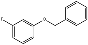 1-ベンジルオキシ-3-フルオロベンゼン 化学構造式
