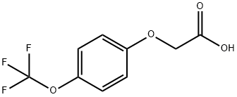 2-[4-(三氟甲氧基)苯氧基]乙酸,72220-50-9,结构式