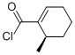 1-Cyclohexene-1-carbonyl chloride, 6-methyl-, (R)- (9CI) Struktur