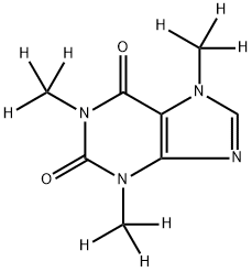 CAFFEINE-D9 (1,3,7-TRIMETHYL-D9) Struktur