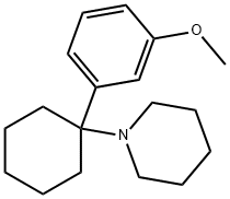1-1-3-methoxyphenyl cyclohexyl -piperidine Structure