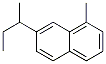 1-メチル-7-(1-メチルプロピル)ナフタレン 化学構造式