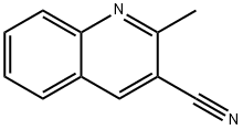 2-甲基喹啉-3-腈, 72248-92-1, 结构式