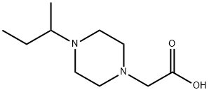 (4-SEC-BUTYL-PIPERAZIN-1-YL)-ACETIC ACID Structure